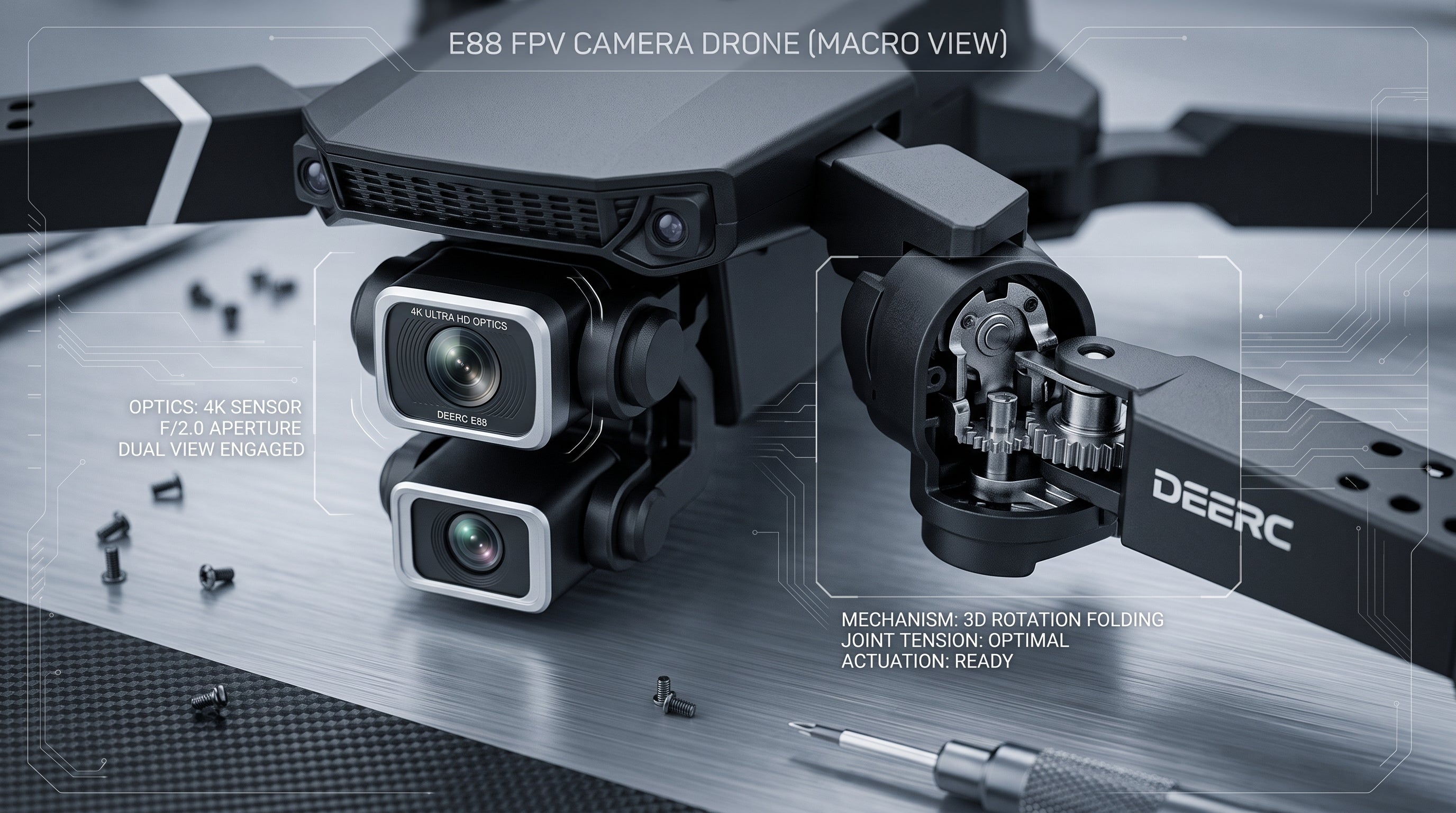 AERION E88 dual camera and foldable design