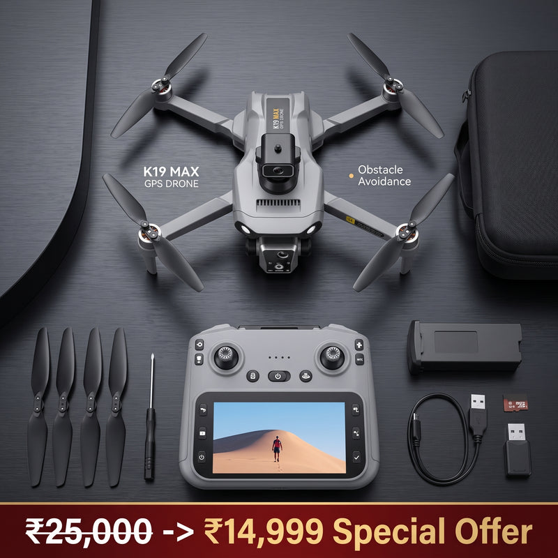 AERION K19 Max GPS drone kit with screen remote